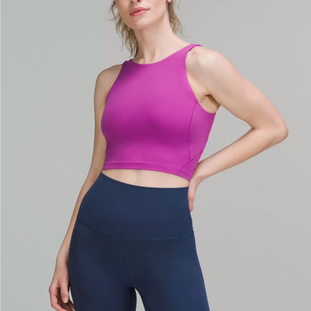 Lululemon align hi neck tank vivid plum